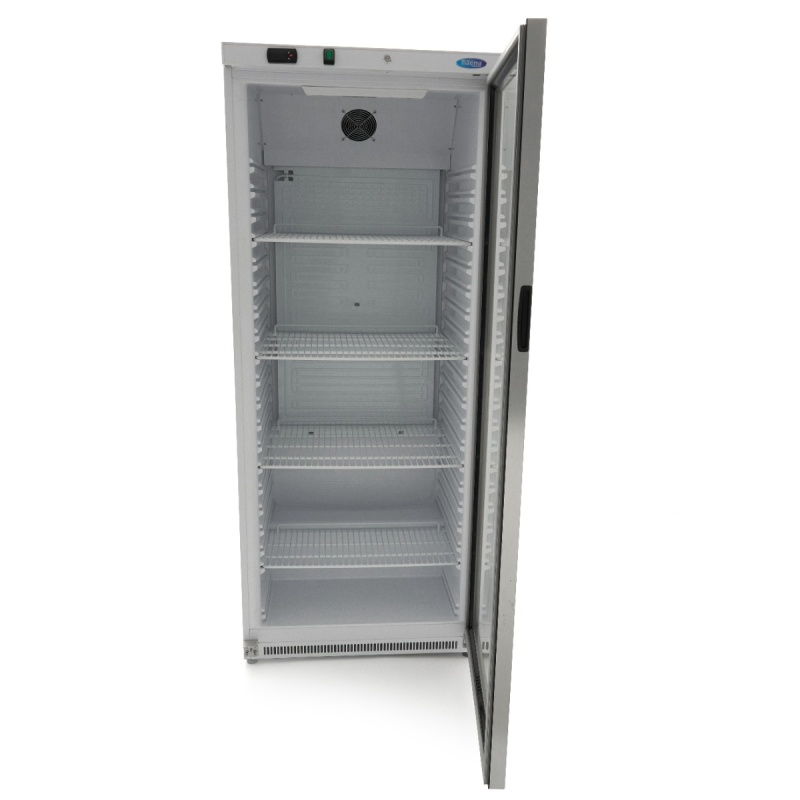 Külmik – 600 L – valge – klaasuksega