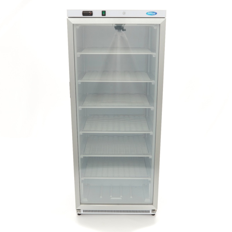 Sügavkülmik – 600 L – valge – klaasuksega