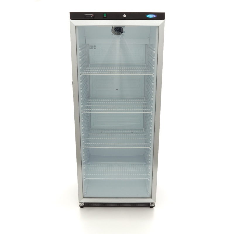Külmik – 600 L – must – klaasuksega