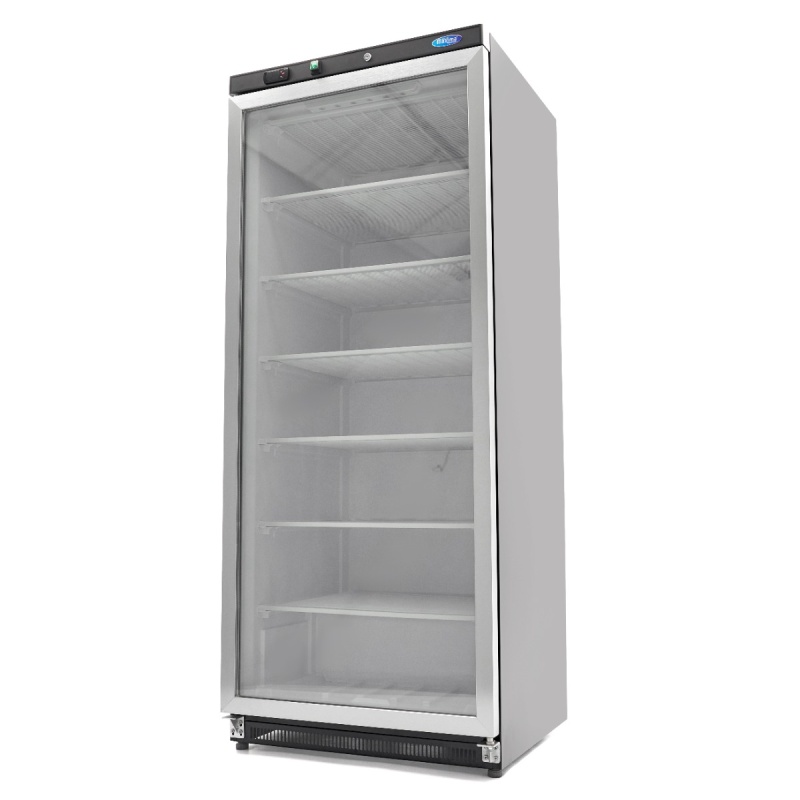 Sügavkülmik – 600 L – must – klaasuksega