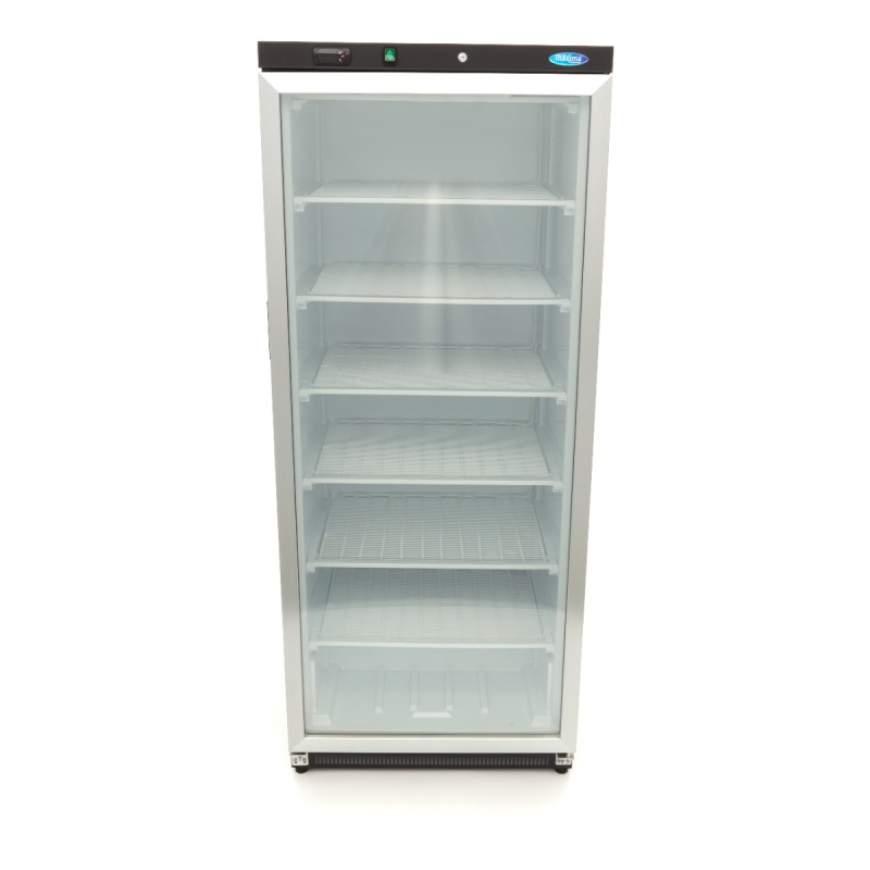 Sügavkülmik – 600 L – must – klaasuksega