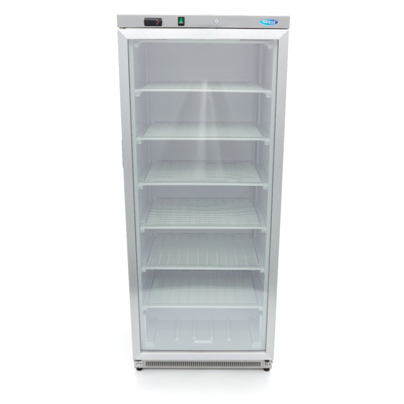 Sügavkülmik – 600 L – roostevaba – klaasuksega