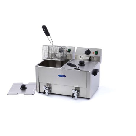 Fritüür 2x8 L, kraaniga