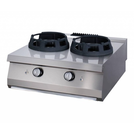 Wok pliit 2x Ø28,5 cm, gaas