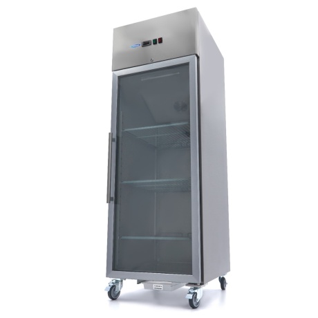 Külmik 700 L, klaasuksega