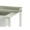 Nõudepesulaud – 90 x 75 cm – parem – kraanikausi ja alumise riiuliga