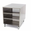 Roostevabast terasest masinalaud – 60 x 80 cm – kandevõime 120 kg – ratastel