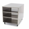 Roostevabast terasest masinalaud – 60 x 80 cm – kandevõime 120 kg – ratastel