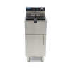 Fritüür – 16 L – 1 korv – tühjenduskraani ja alusega – 400 V