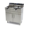 Fritüür – 2 x 16 L – 2 korvi – tühjenduskraani ja alusega – 400 V