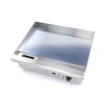 Grillplaat – sile kroom – 55 cm – rasvakogumisalusega