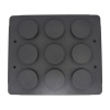 Tartletivorm, silinder – 80 mm – 9 tk