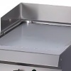 Heavy-duty grillplaat – sile kroom – üheosaline – 70 cm sügav – gaas