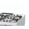 Heavy-duty pliit – 4 põletit – kaheosaline – 70 cm sügav – 24 kW – gaas