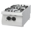 Heavy-duty pliit – 2 põletit – üheosaline – 70 cm sügav – 13,5 kW – gaas