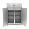 Külmik – 1200 L – 6 reguleeritavat riiulit (2/1 GN) – roostevaba – ratastel