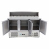 Pitsa külmtöölaud 137 cm – 8 x 1/6 GN