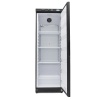 Külmik – 400 L – 4 reguleeritavat riiulit – must
