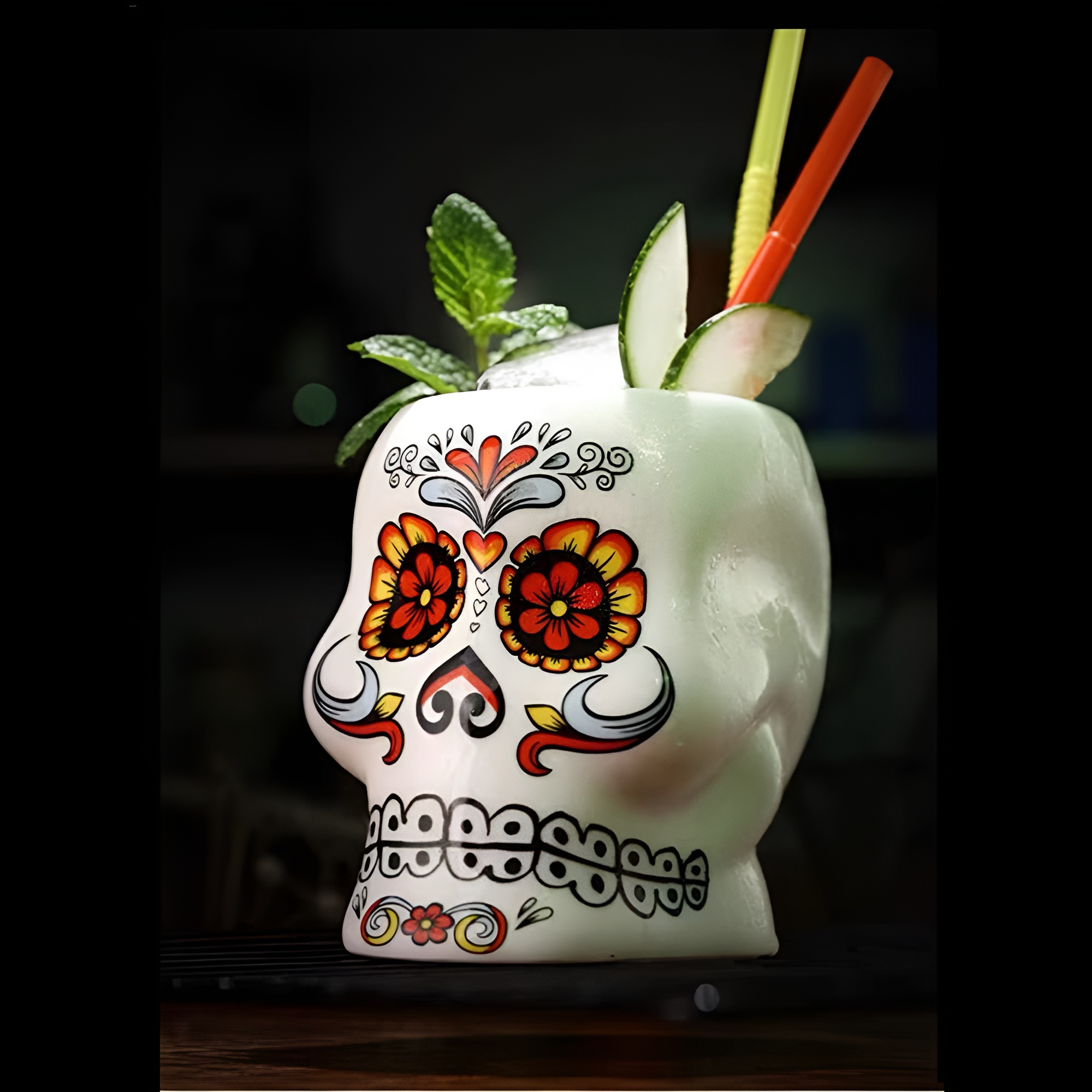 Calavera pealuuklaas, 450 ml