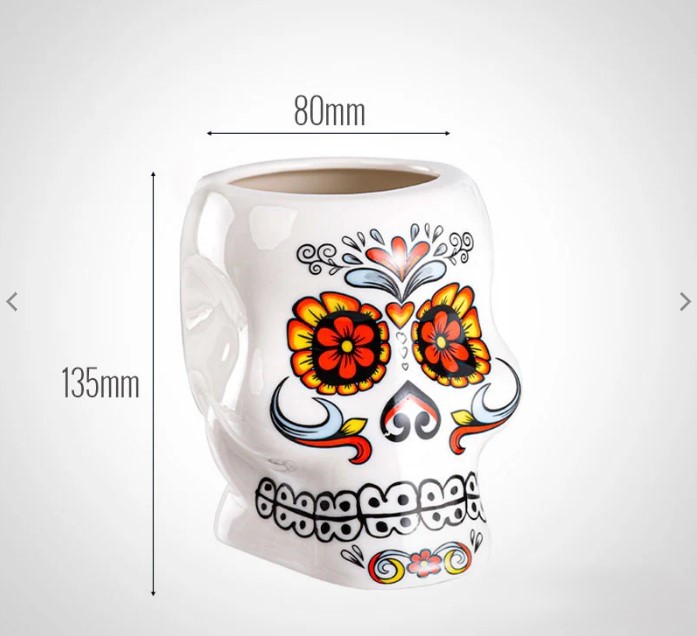 Calavera pealuuklaas, 450 ml