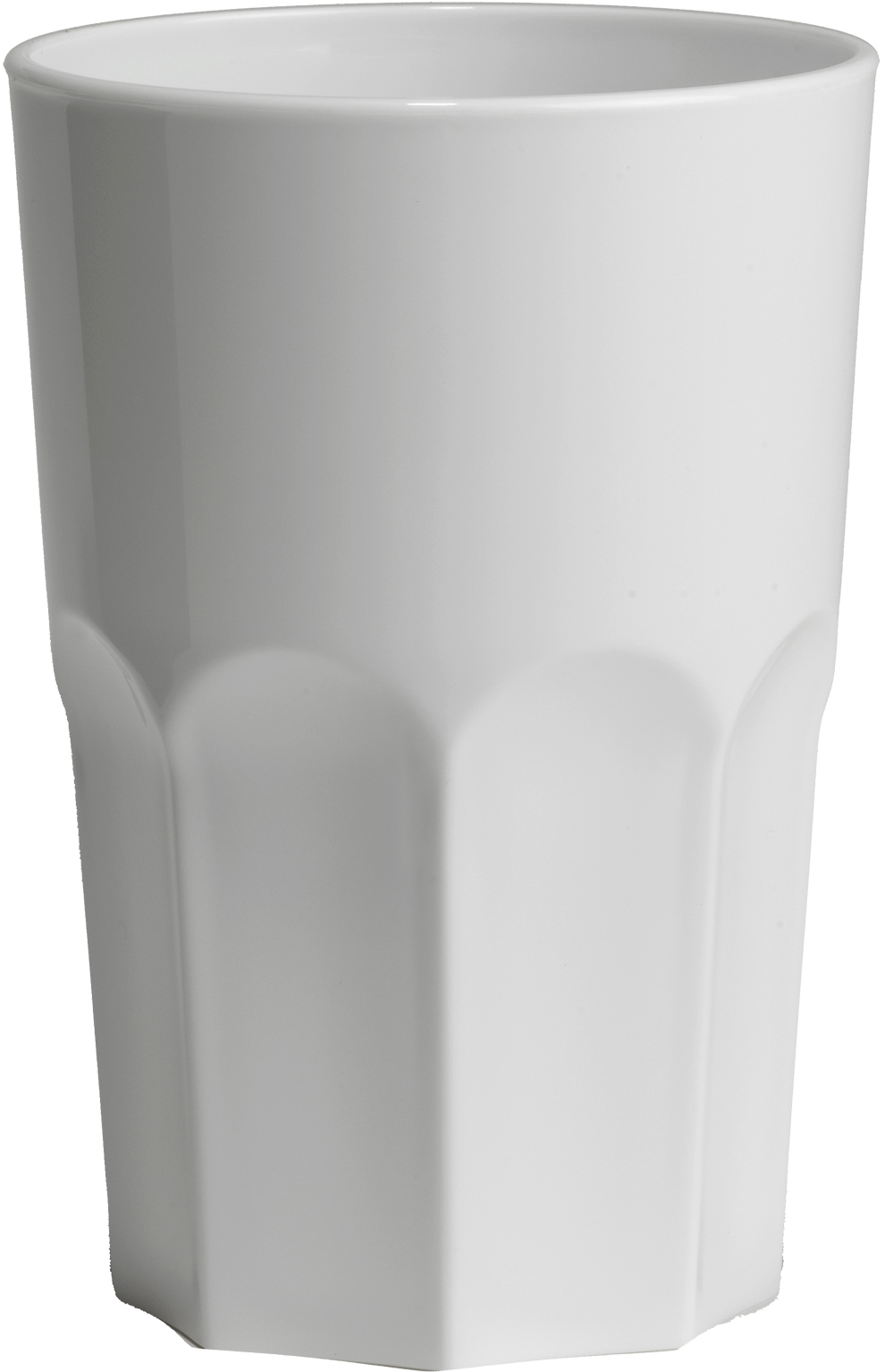 Joogiklaas Granity, valge, 400 ml, PP, 5 tk