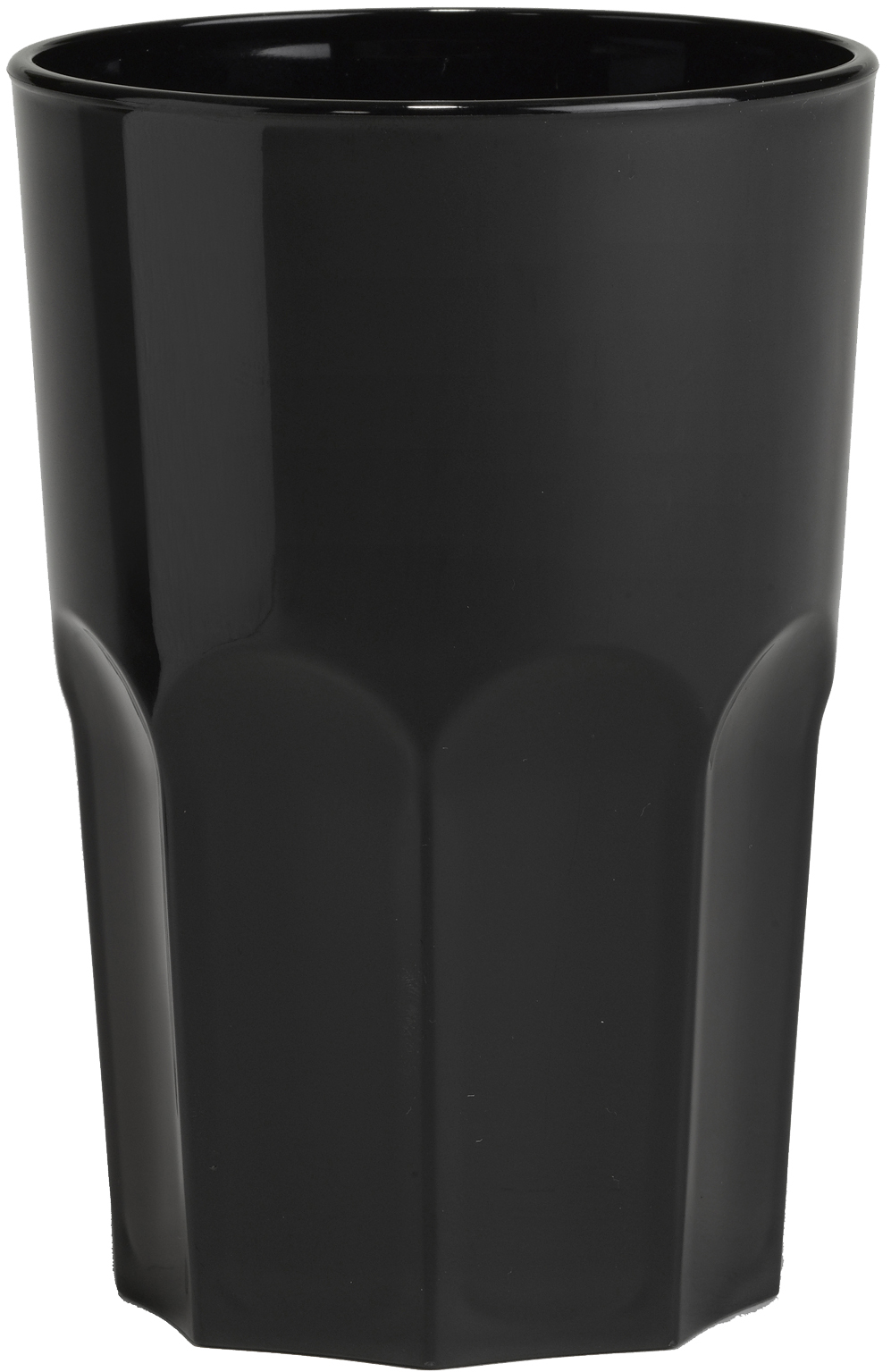 Joogiklaas Granity, must, 400 ml, PP, 5 tk