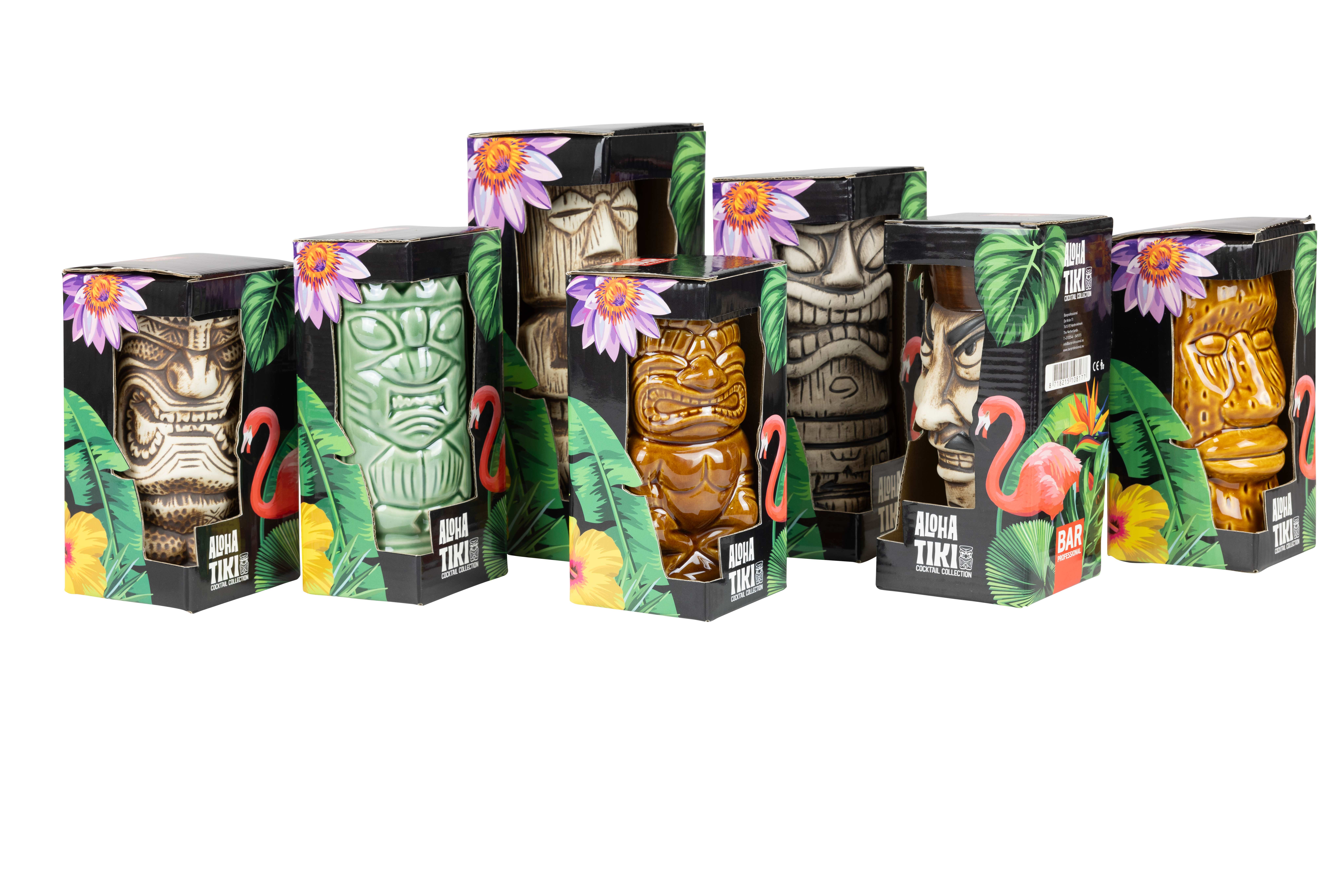 Ananassikujuline Tiki kokteiliklaas, 500 ml