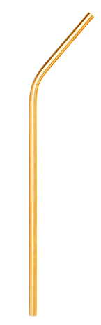 Kumerad joogikõrred, kuldsed, 21 cm, 4 tk