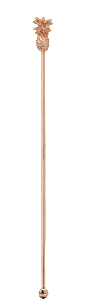 Ananassiga kokteilisegaja, vaskne, 18 cm, 6 tk