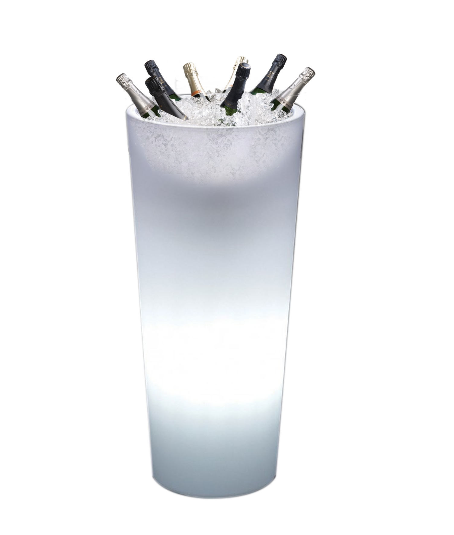 Ümmargune LED-veiniküüler Totem, 8–10 pudelile