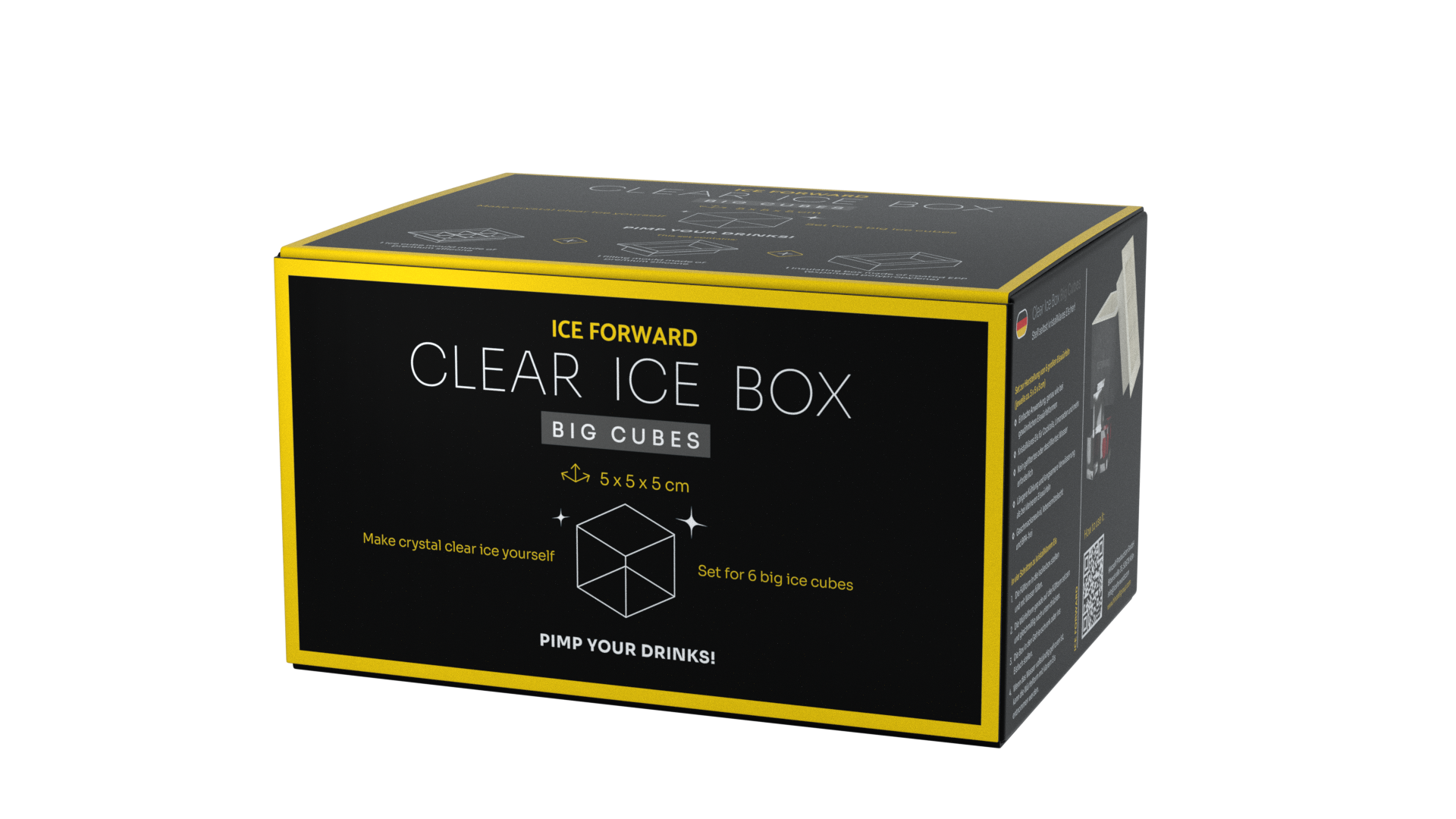 Clear Ice Box jääkuubikuvorm, 6 tk