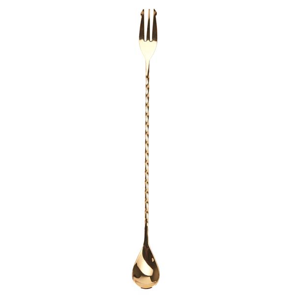 Baarilusikas kahvliga 30 cm