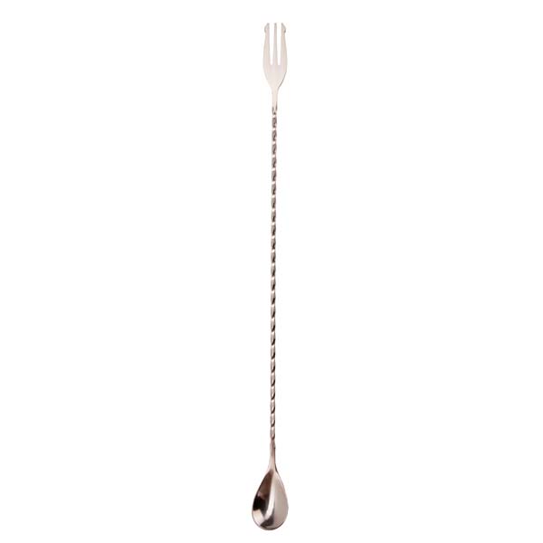 Baarilusikas kahvliga 40 cm
