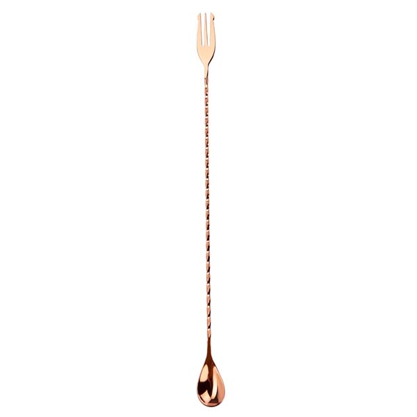 Baarilusikas kahvliga 40 cm