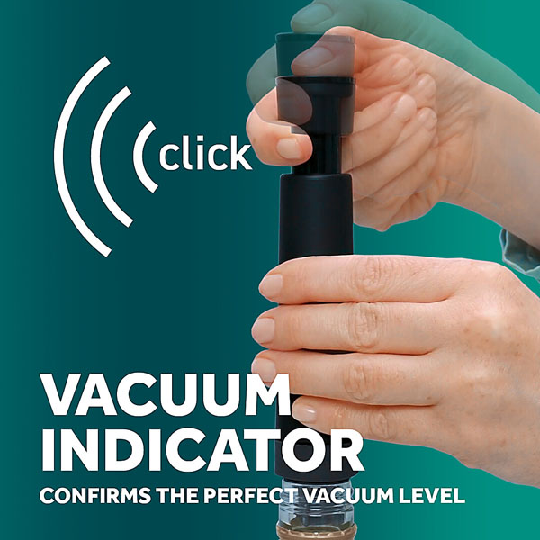 Airtender Nano vaakumstopperid veinile, 6 tk