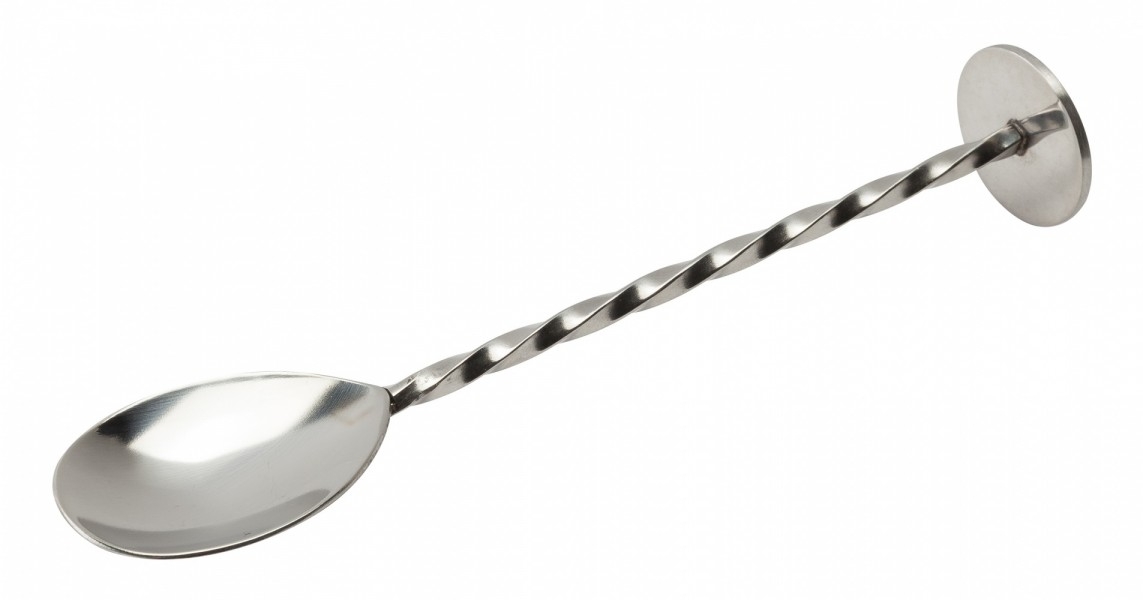 Baarilusikas muddleriga 15 cm