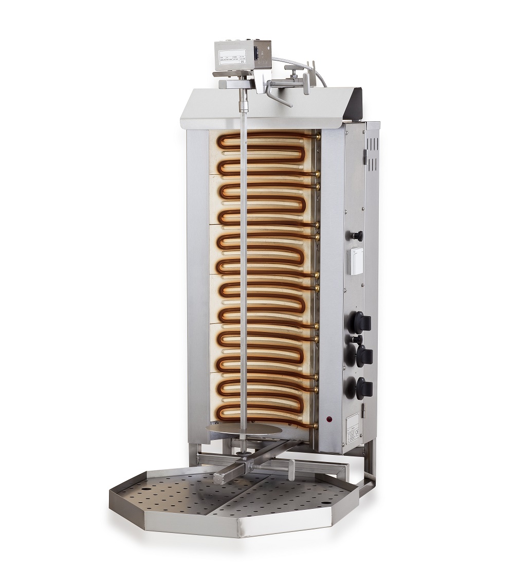 Kebabigrill, 6 kuumutustsooni
