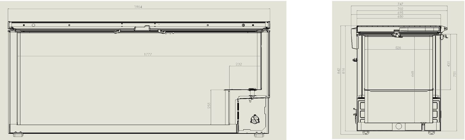 Sügavkülmkirst 635 l