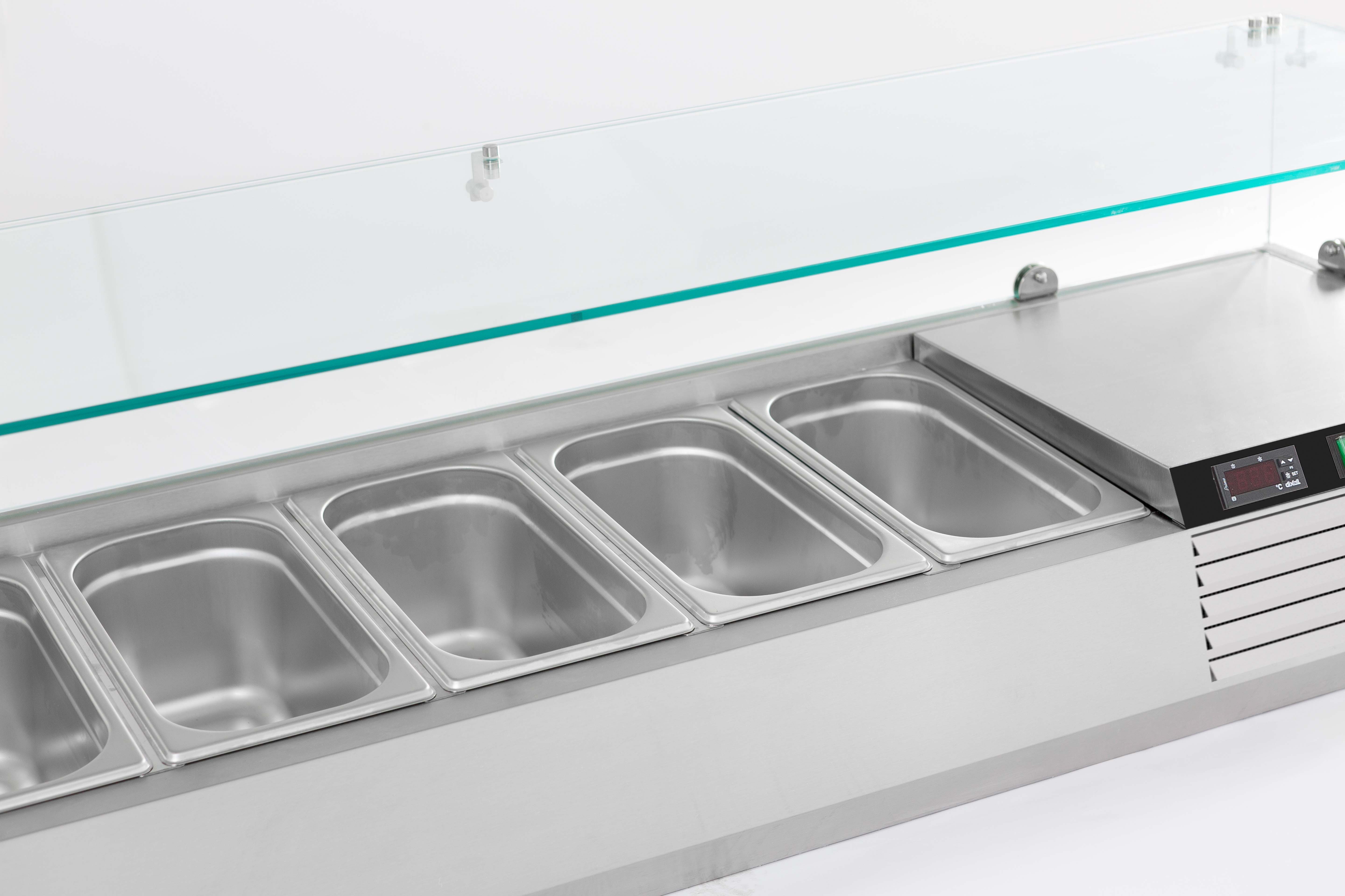 Lauapealne GN-külmlett, 9 x GN 1/3
