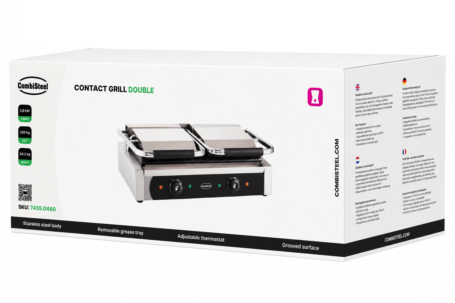 Topelt kontaktgrill