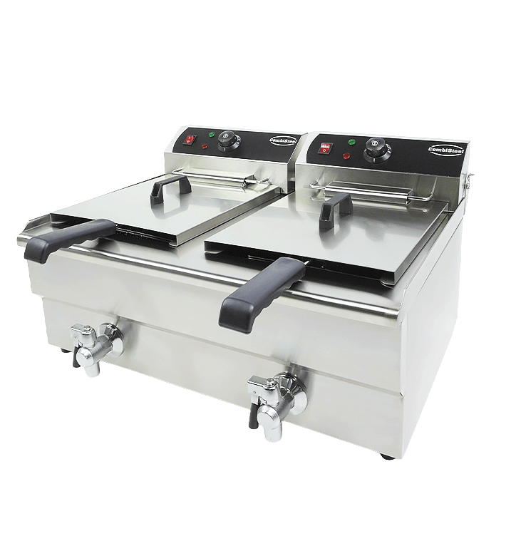Lauapealne elektrifritüür, 2 x 10 l