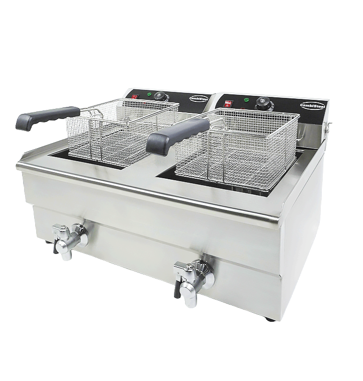 Lauapealne elektrifritüür, 2 x 10 l