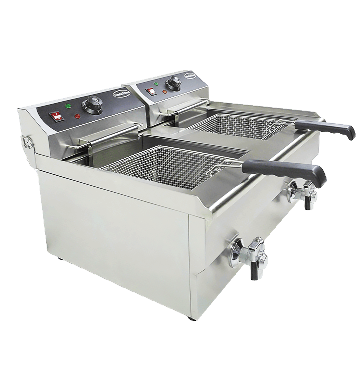 Lauapealne elektrifritüür, 2 x 10 l