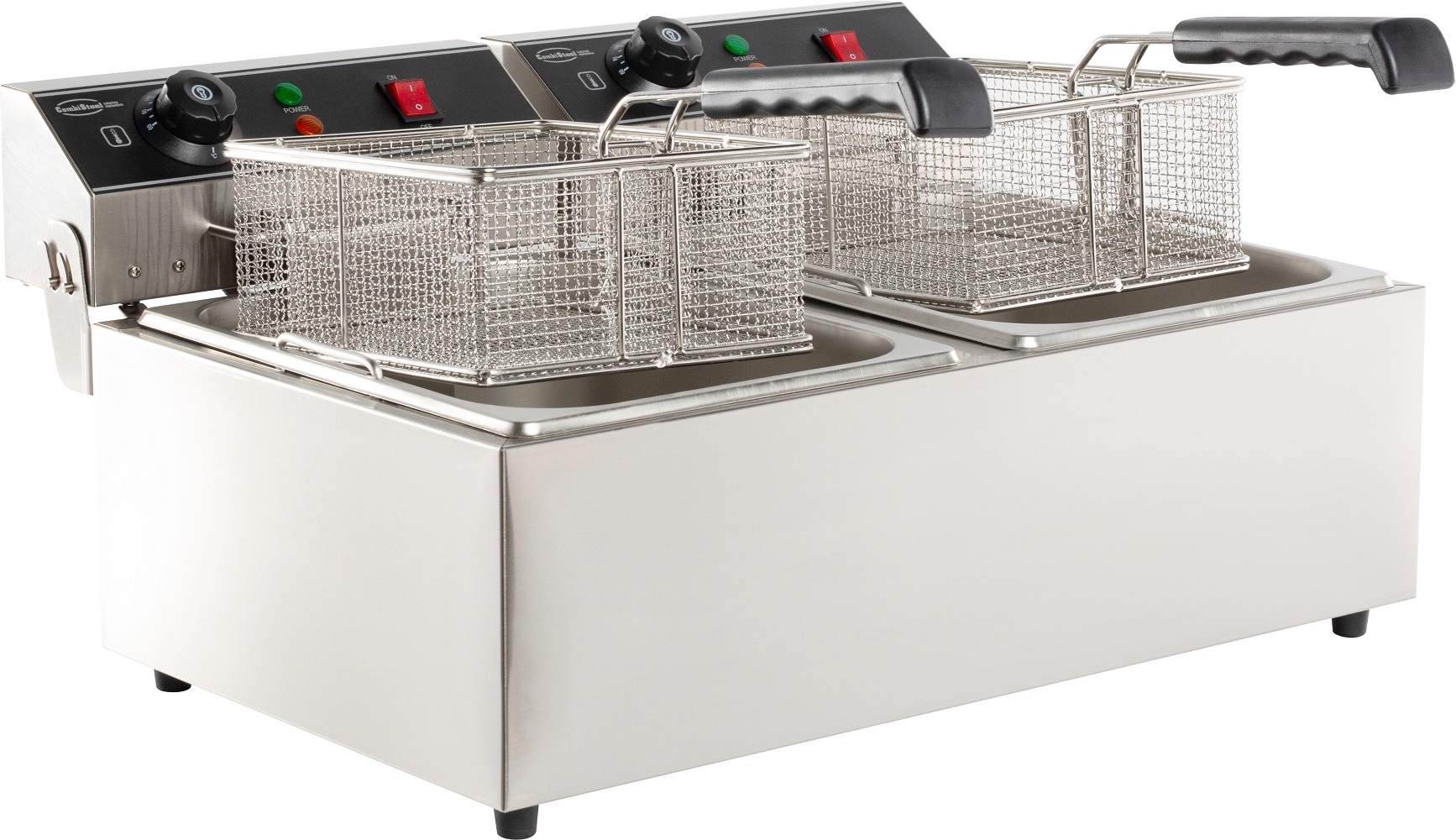 Lauapealne elektrifritüür, 2 x 6 l