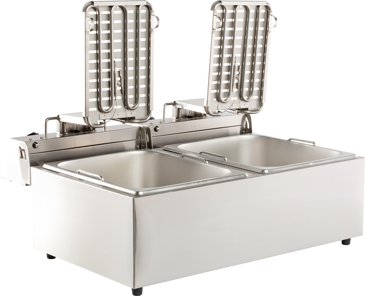 Lauapealne elektrifritüür, 2 x 6 l