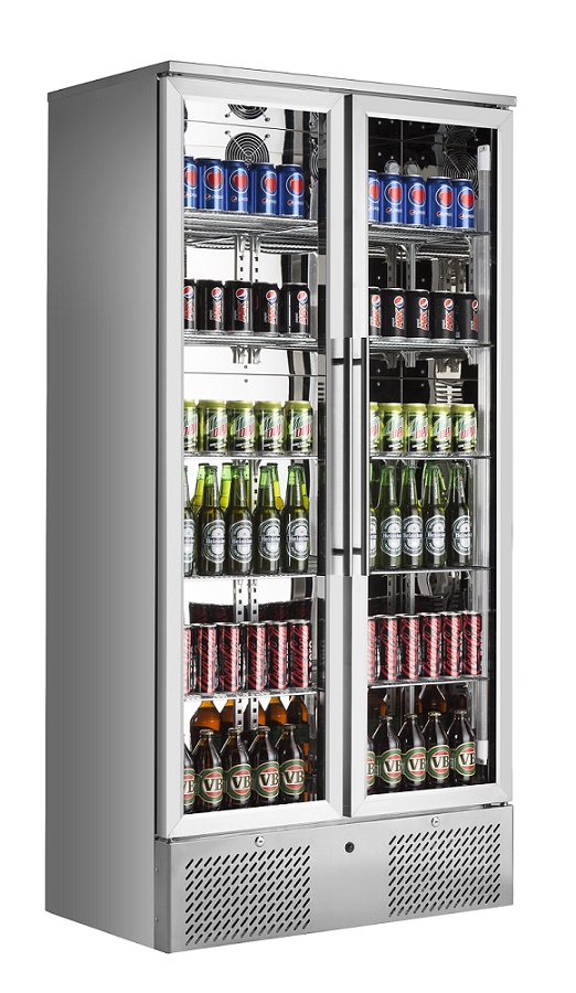 Kõrge baarikülmik, 458 l, roostevaba