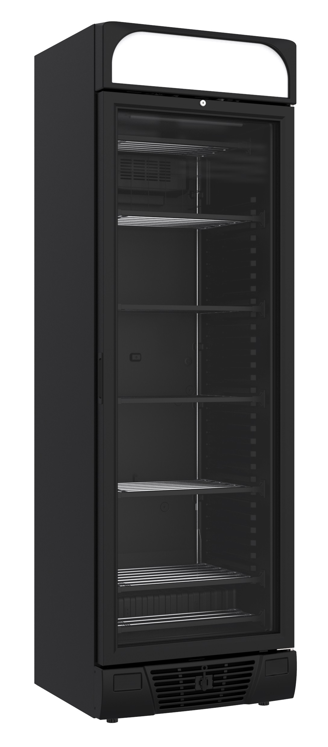 Must sügavkülmik, 1 klaasuks, 382 l