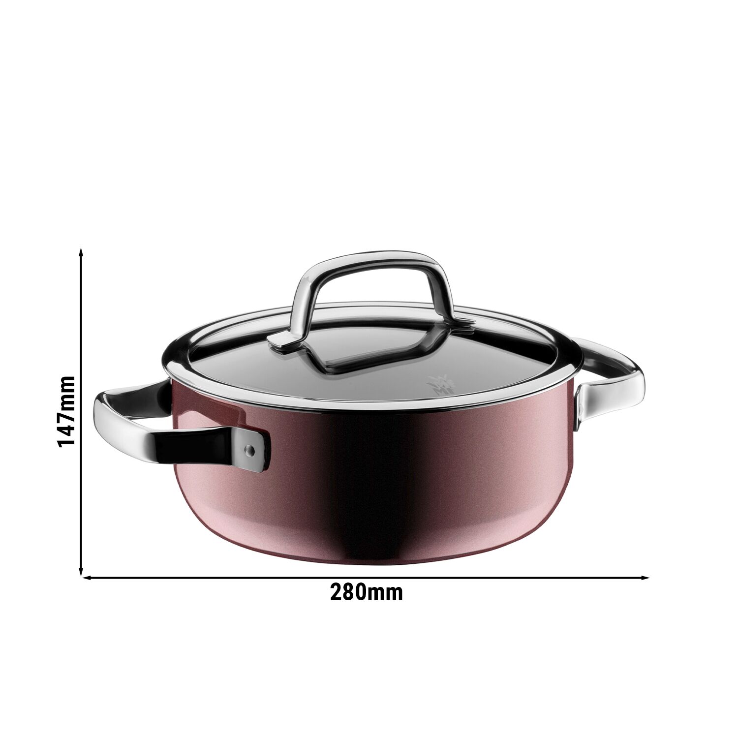 WMF Fusiontec Mineral hautamispott Ø200 mm, Rose Quartz