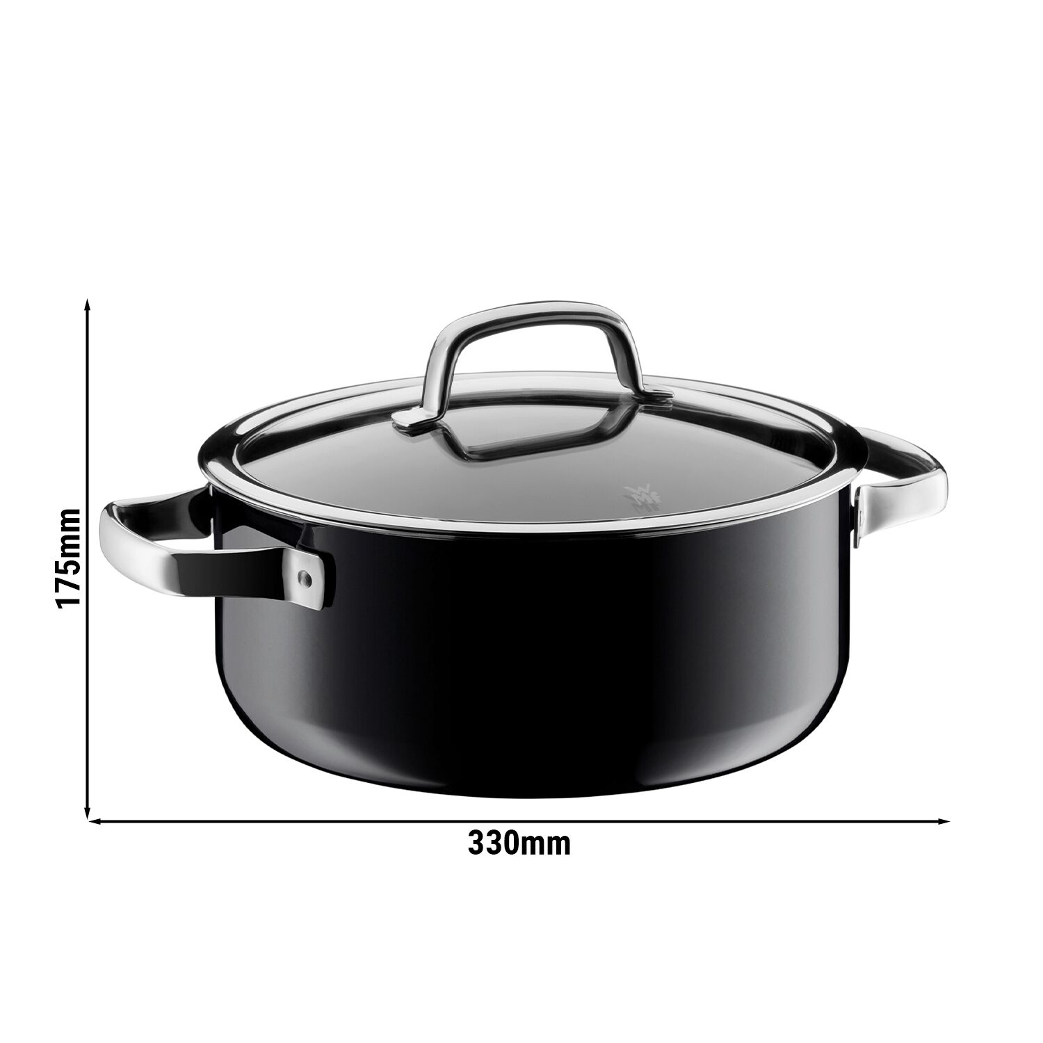 WMF Fusiontec Mineral hautamispott Ø240 mm, must