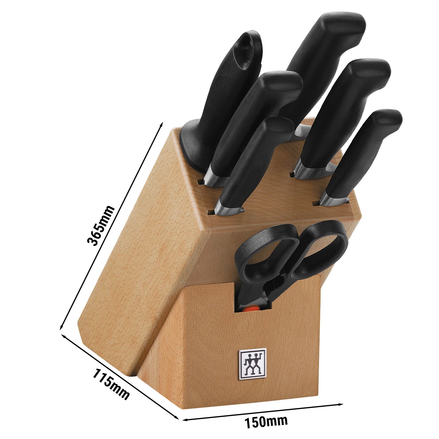 ZWILLING Four Star noakomplekt plokiga, 5-osaline – 5 tk